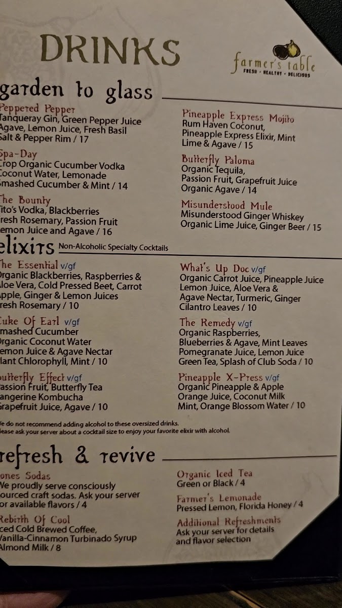 Farmer's Table Menu - Image 6